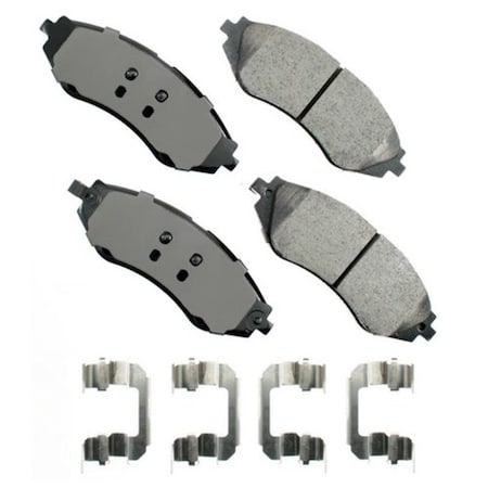 Akebono Proact Akebono ACT1035 ProACT Ultra Premium Ceramic Pads ACT1035